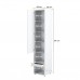 Plaukts CONCEPT PRO CP7, balts glancēts
